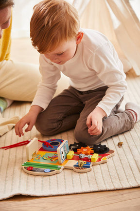 Wacky Wonders - Busy Board/Aktiviteettilauta Juna