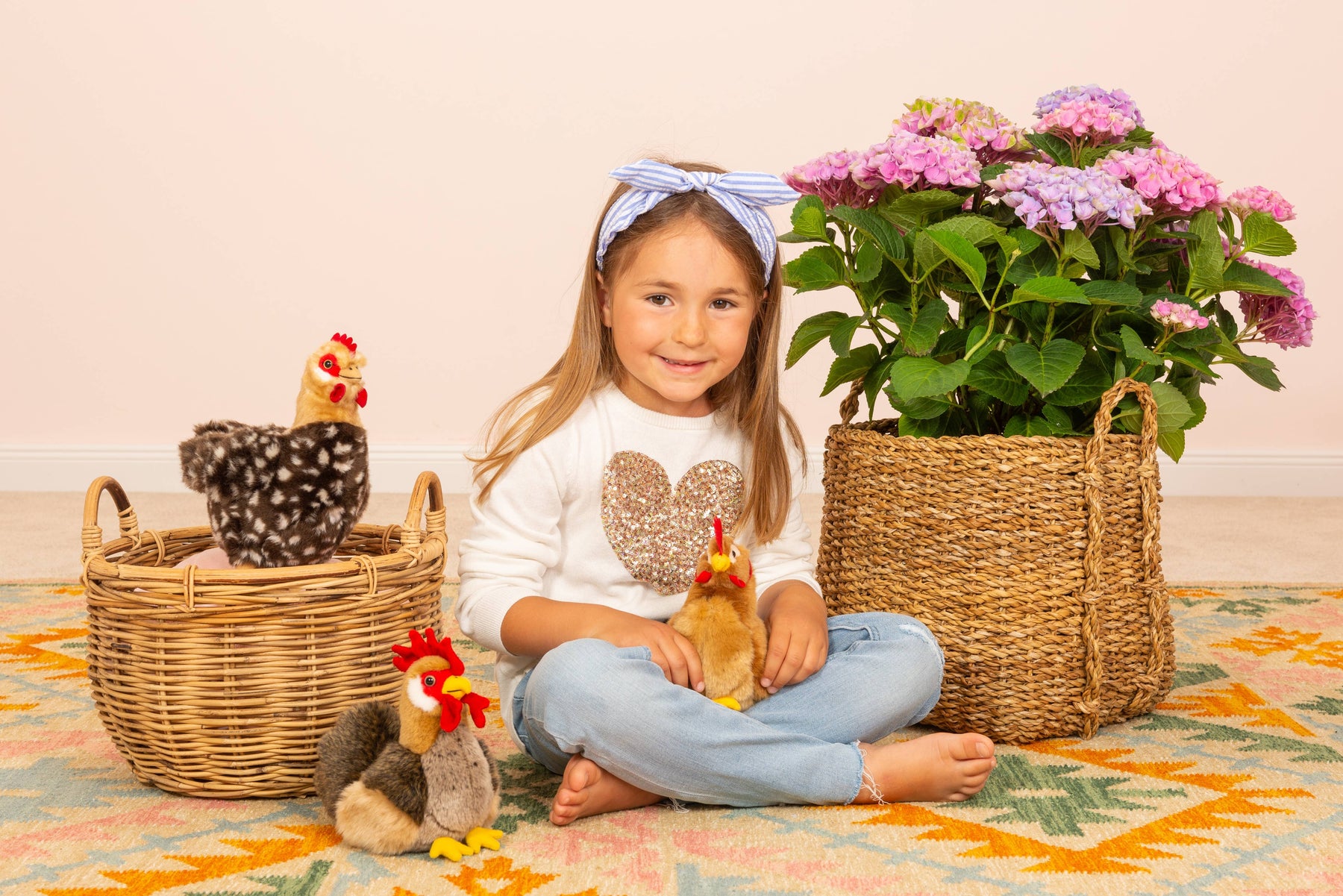 Teddy Hermann Seisova Kana Pehmolelu 24cm