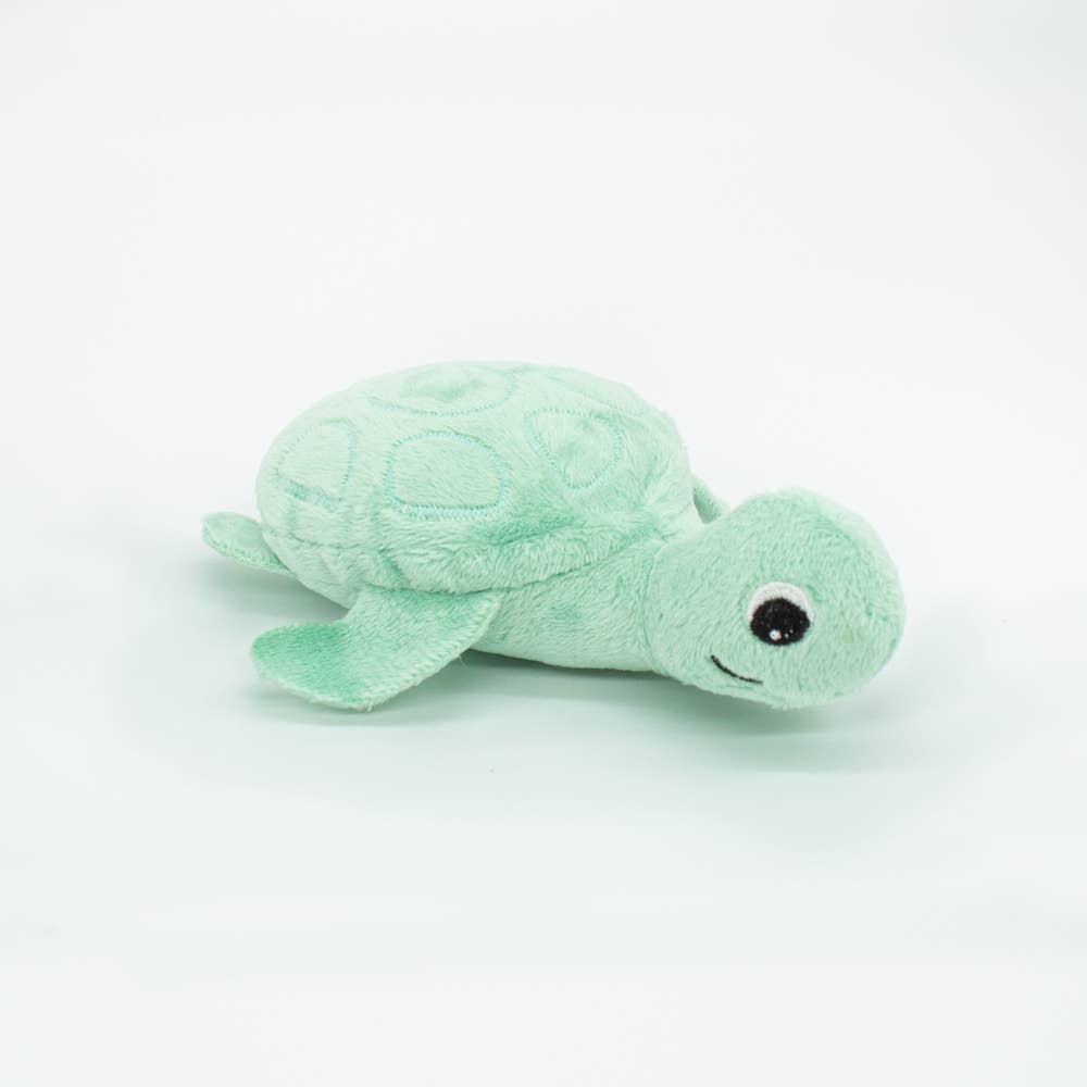 Les Ptipotos Mintunvihreä Kilpikonna ja Poikanen Pehmolelu 30cm