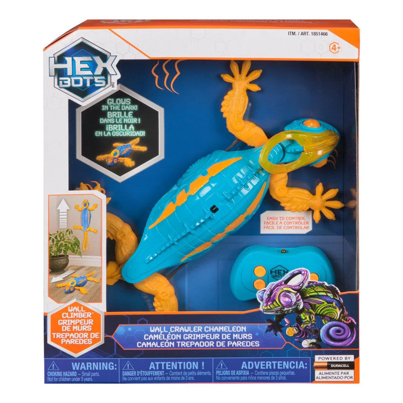 Hex Bots Radio-Ohjattava Wall Crawler Chameleon Kiipeilevä Kameleontti Turkoosi