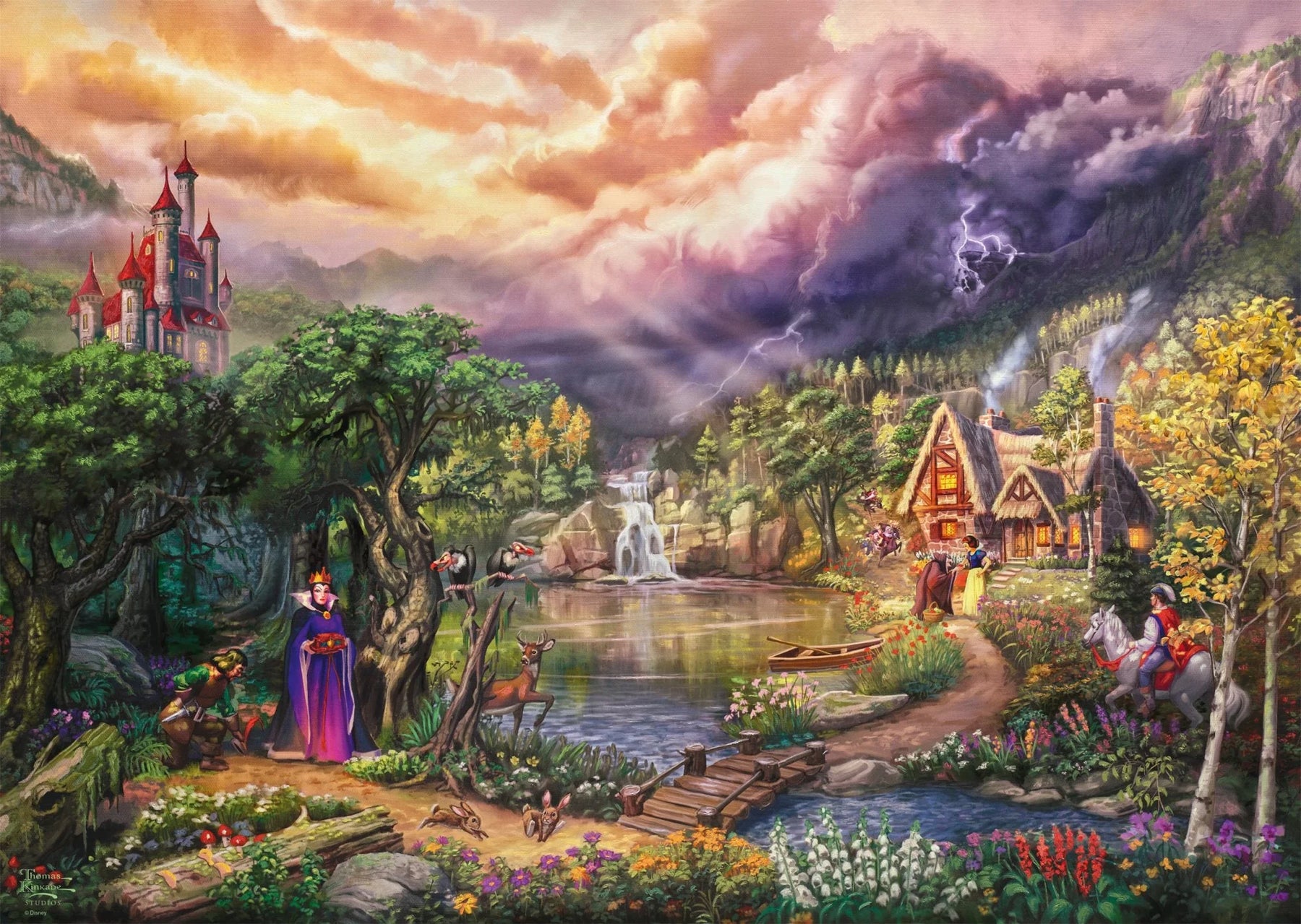 Schmidt Thomas Kinkade 1000 Palan Palapeli Snow White And The Queen