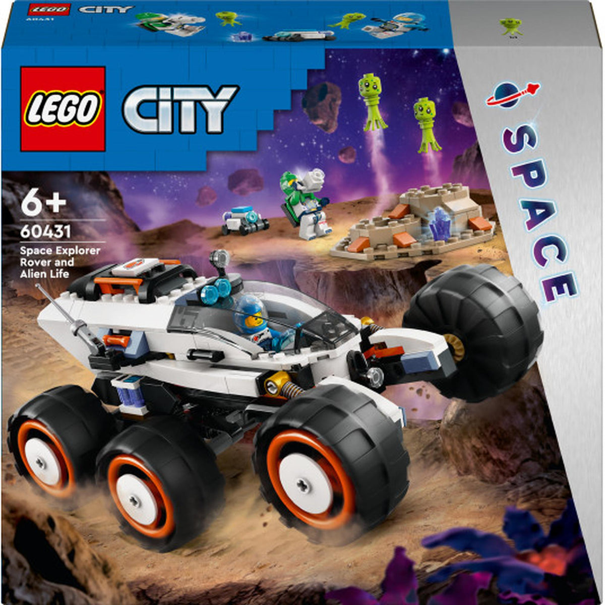 LEGO® City 60431 Avaruustutkimuskulkija ja Vieras Elämänmuoto