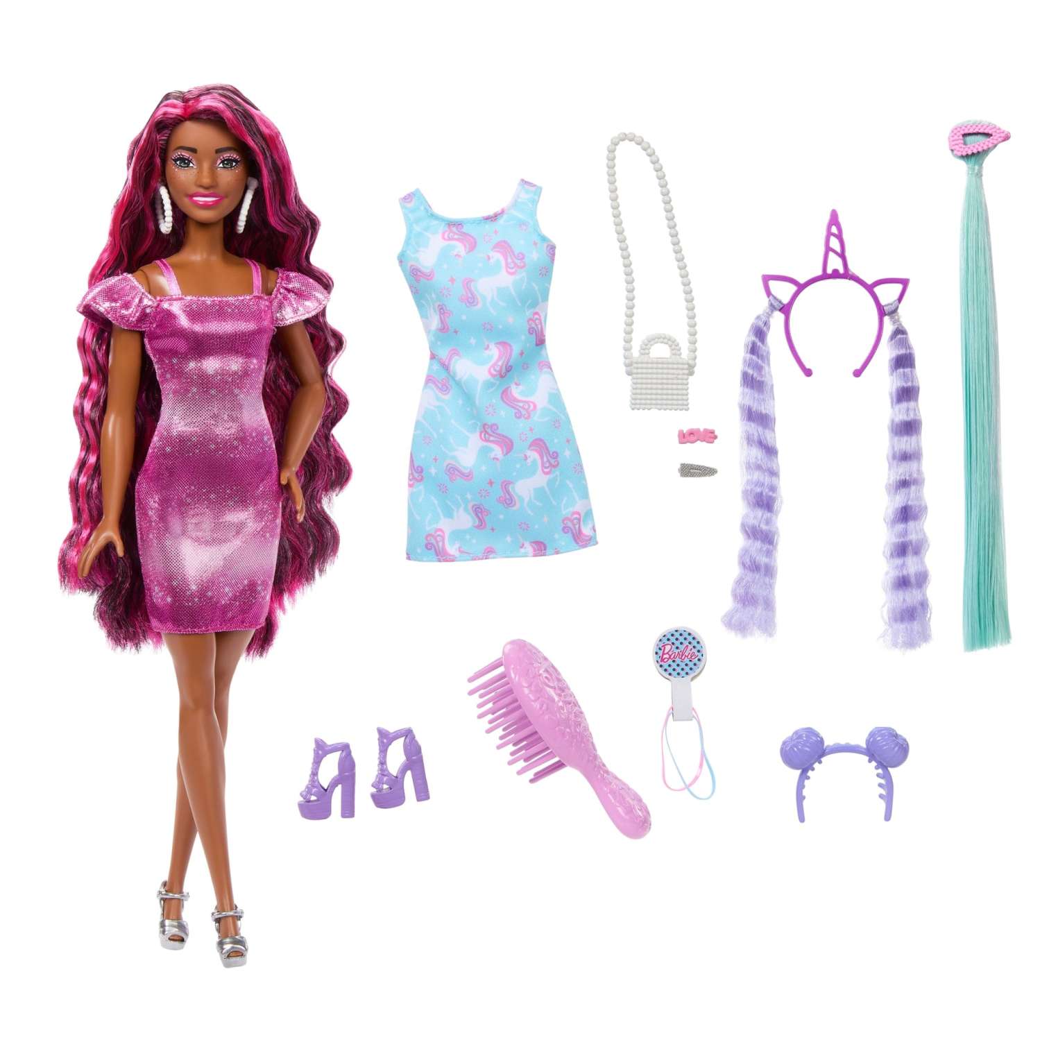 Barbie Fun and Fancy Nukke Tummatukkainen
