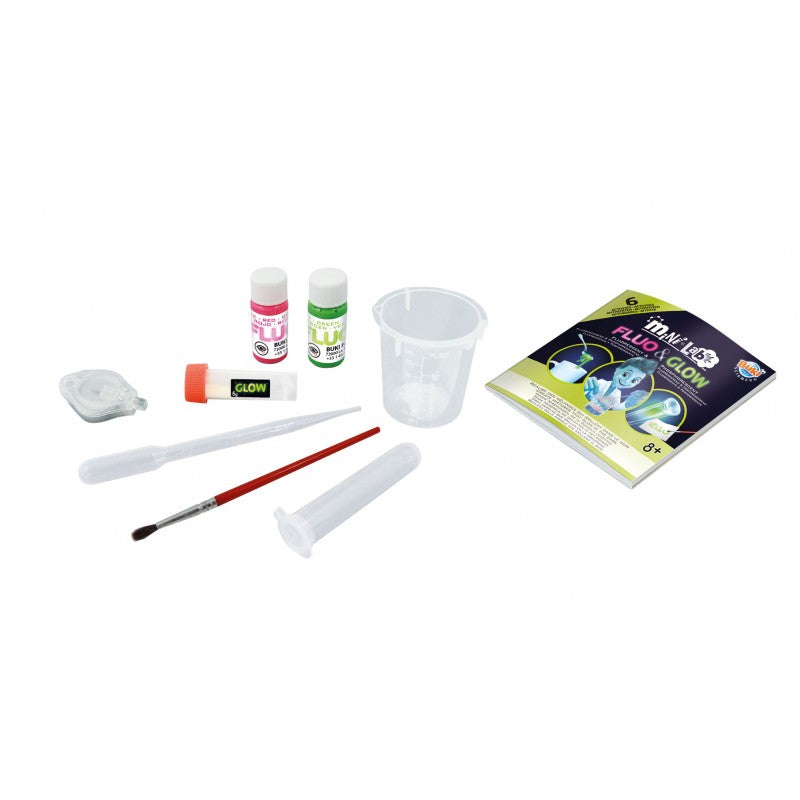 Buki Mini Lab Fluo & Glow Pimeässä Hohtava Tiedesetti
