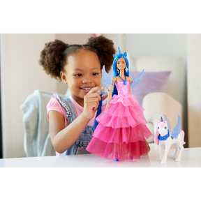 Barbie Fantasia Nukke A Touch Of Magic Sapphire Doll 65-Vuotis Juhlabarbie
