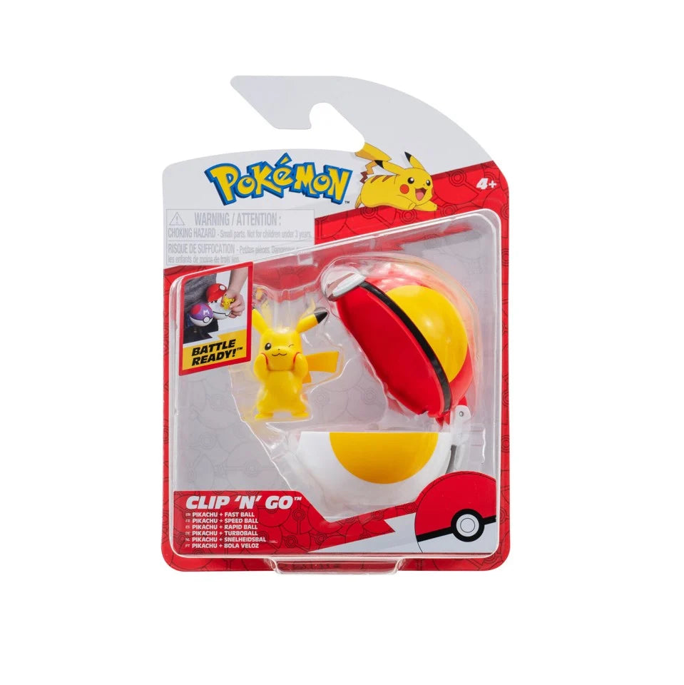Pokemon Clip 'n' Go Pokepallo Pikachu
