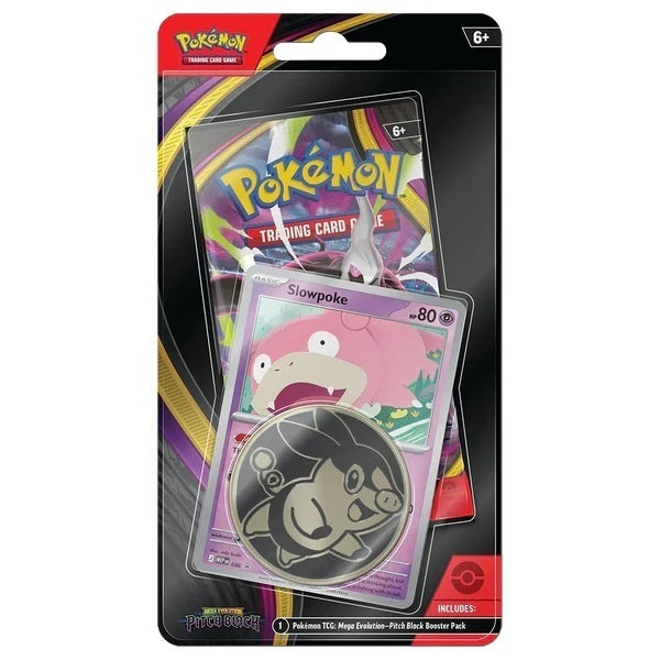 Pokemon Mega Evolution Pitch Black Blister Booster Pakka Ja Kolikko