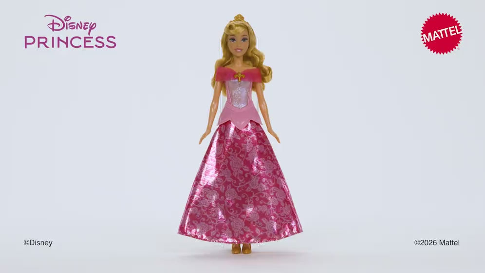 Disney Prinsessa Aurora 30cm Muuntautuvalla Mekolla