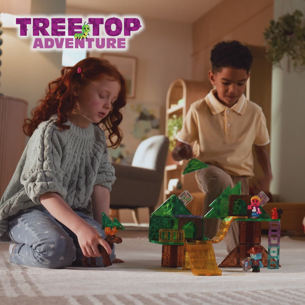 Magna-Tiles Magneettinen Rakennussarja 42 Osaa Tree Top Adventure