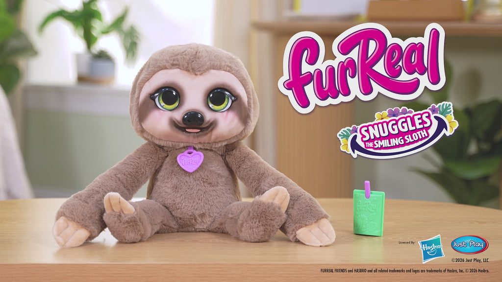FurReal Snuggles The Smiling Sloth Interaktiivinen Laiskiainen3333