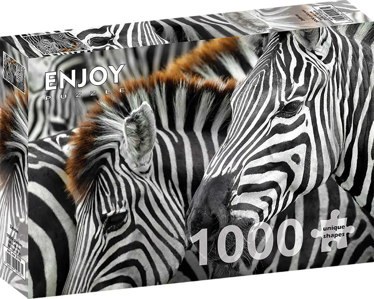 Enjoy Puzzle 1000 Palan Palapeli Zebras