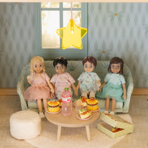 The Magical World of Lundby Nukkekodin Ruoka Pizza ja Hampurilaiset