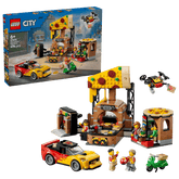LEGO City 60496 Pizzaravintola ja Toimituskulkuneuvot