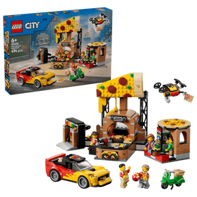 LEGO City 60496 Pizzaravintola ja Toimituskulkuneuvot