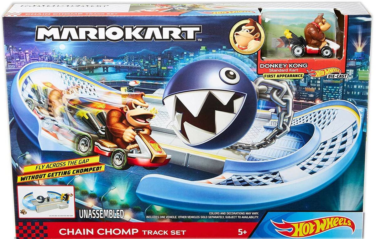 Hot Wheels Mariokart Chain Chomp track