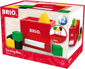 Brio 30148 Palikkalaatikko Sorting Box Punainen