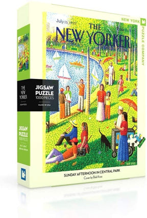 New York Puzzle Company 1000 Palan Palapeli Sunday Afternoon in Central Park