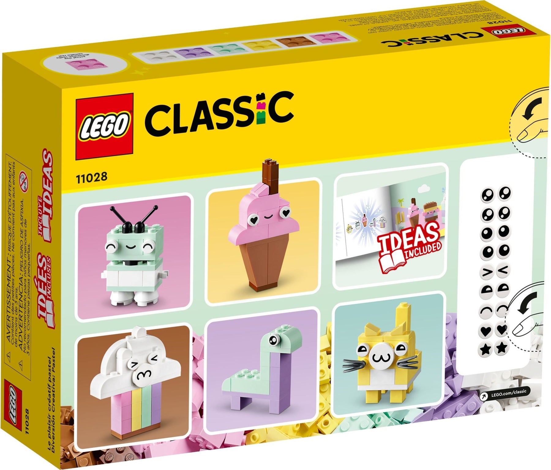 LEGO Classic 11028 Luovaa Hupia Pastelliväreillä