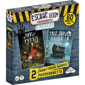 Escape Room Pakohuonepeli 2 pelajaa: Pikkutyttö sekä Talo Järven Rannalla