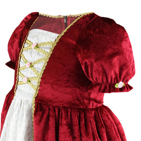 Prinsessamekko Punainen 122-128cm (6-8v)