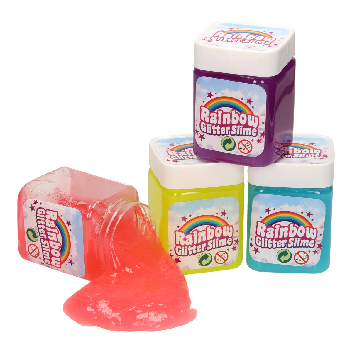 Rainbow Slime Glitterlima Lajitelma