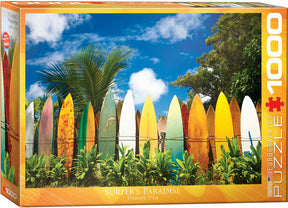 Eurographics Puzzle 1000 Palan Palapeli Surfer's Paradise Hawaii