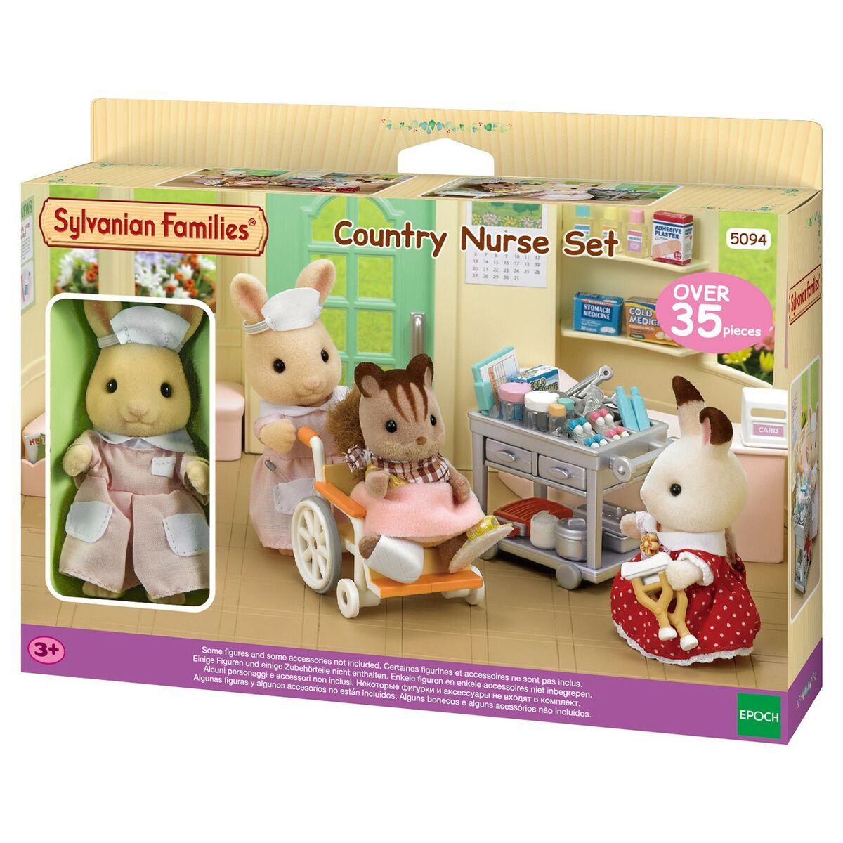 Sylvanian Families 5094 Hoitaja ja tarvikkeet