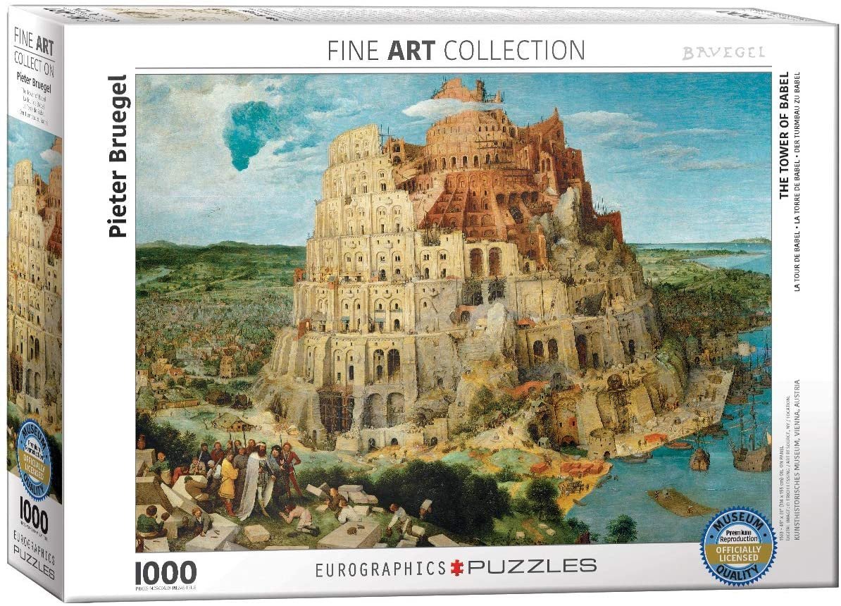 Eurographics Puzzle 1000 Palan Palapeli Pieter Bruegel