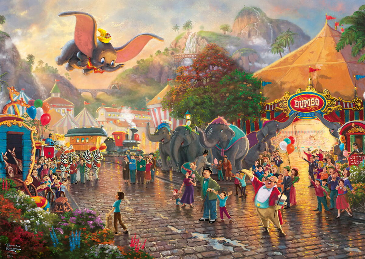 Schmidt Thomas Kinkade 1000 Palan Palapeli Disney Dumbo