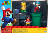 Super Mario Underground Diorama Leikkisetti  3 Hahmoa