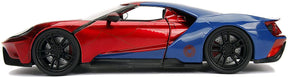 Jada Spider-Man Metallinen Auto Ford GT ja Hahmo