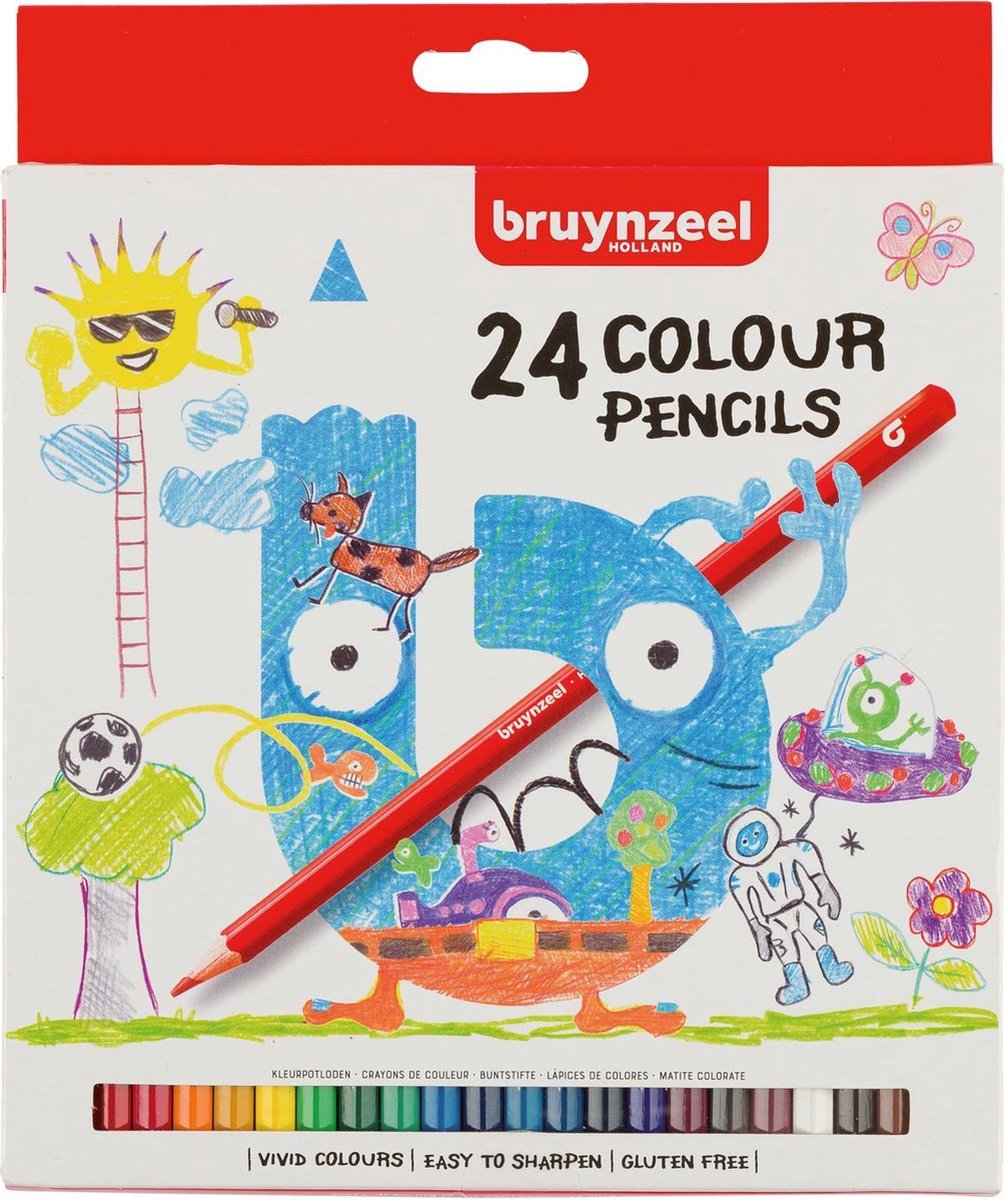 Bruynzeel Kids Puuvärikynät 24 kpl