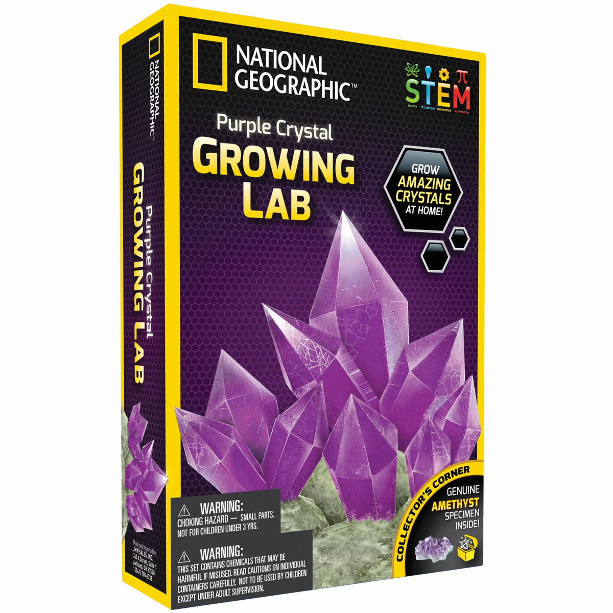 National Geography Purple Crystal Growing Lab