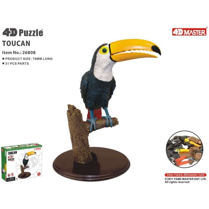 4D Puzzle Toucan