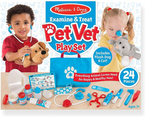 Melissa & Doug Pet Vet Eläinlääkärisetti + potilaat