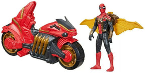 Marvel Spider-Man Jet Web Cycle + figuuri 15cm