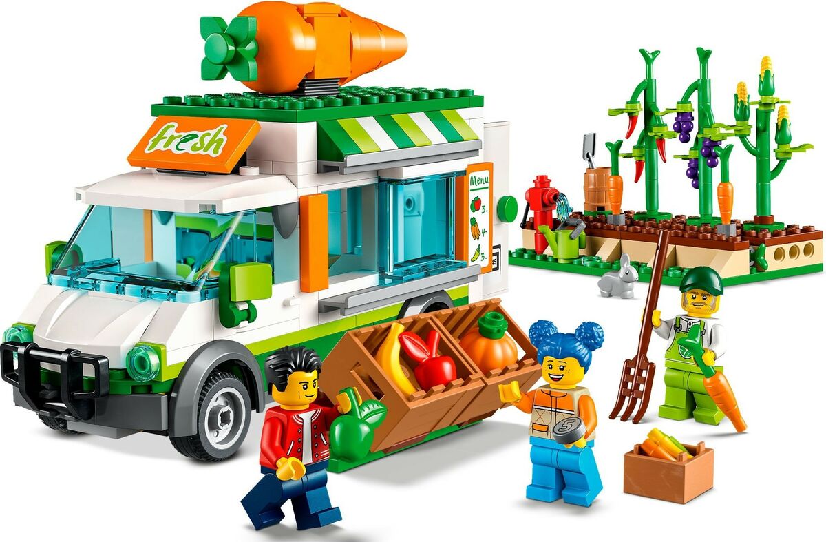 LEGO City 60345 Kesätorin Pakettiauto