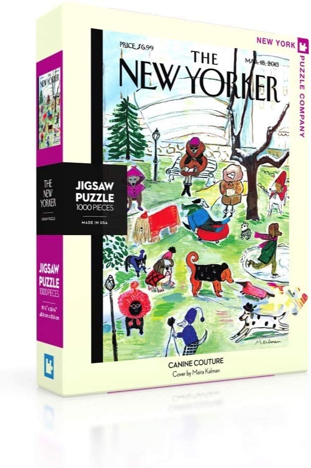 New York Puzzle Company 1000 Palan Palapeli Canine Couture