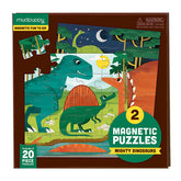 2 magnetic puzzles Mighty Dinosaurs