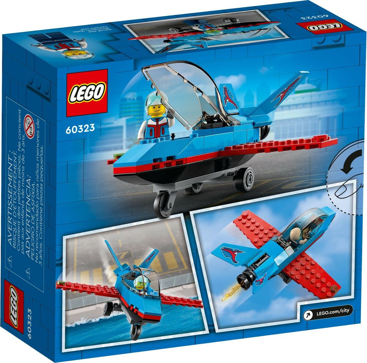 LEGO City 60323 Taitolentokone