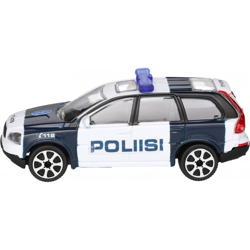 Burago Autonkuljetusauto sekä Poliisiauto 1:43