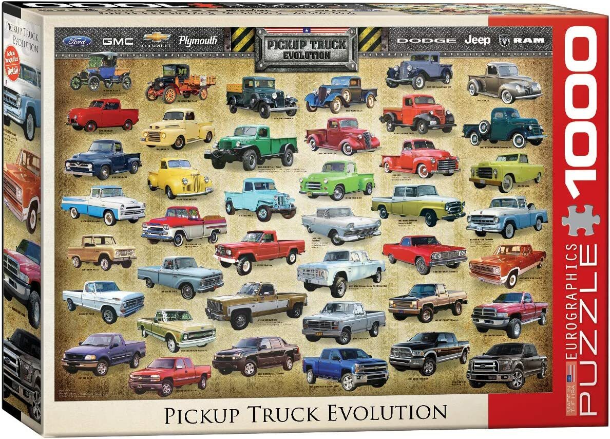 Eurographics 1000 Palan Palapeli Pickup Truck Evolution