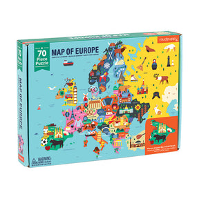 Mudpuppy Map of Europe Palapeli 70 Palaa