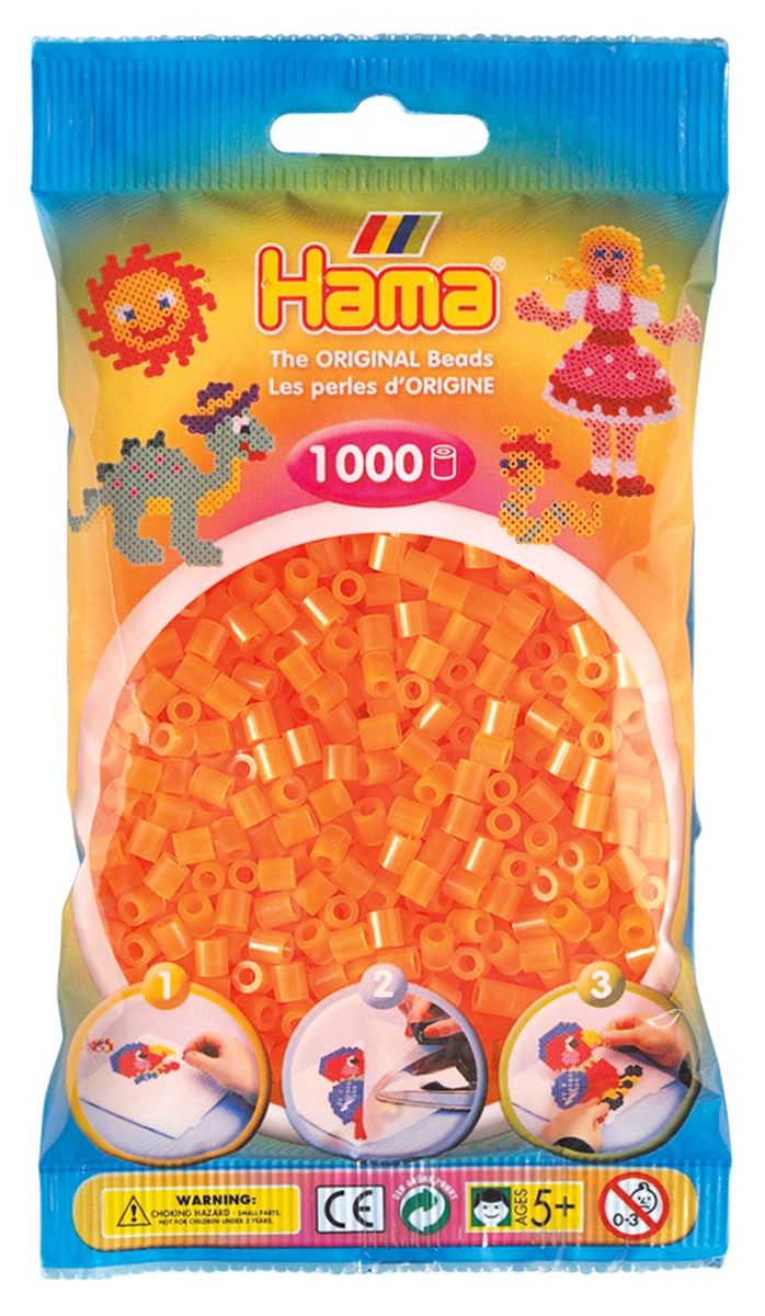 Hama Helmet Midi 1000 kpl Oranssi Neon