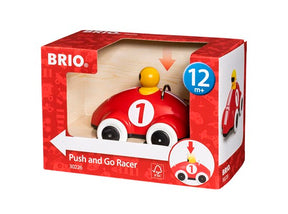 Brio Push&Go Kilpa-auto Punainen