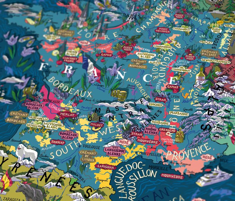 Water & Wines France, Wine Puzzle