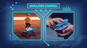 Real Control Radio-ohjattava Skateboard Vaalea
