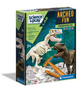 Clementoni Science & Play Lab Archeofun Pimeässä Loistava Tyrannosaurus Rex Kaivuu Leikkisetti