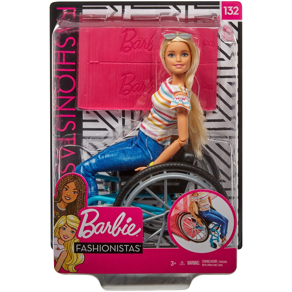 Barbie Fashionistas Pyörätuoli