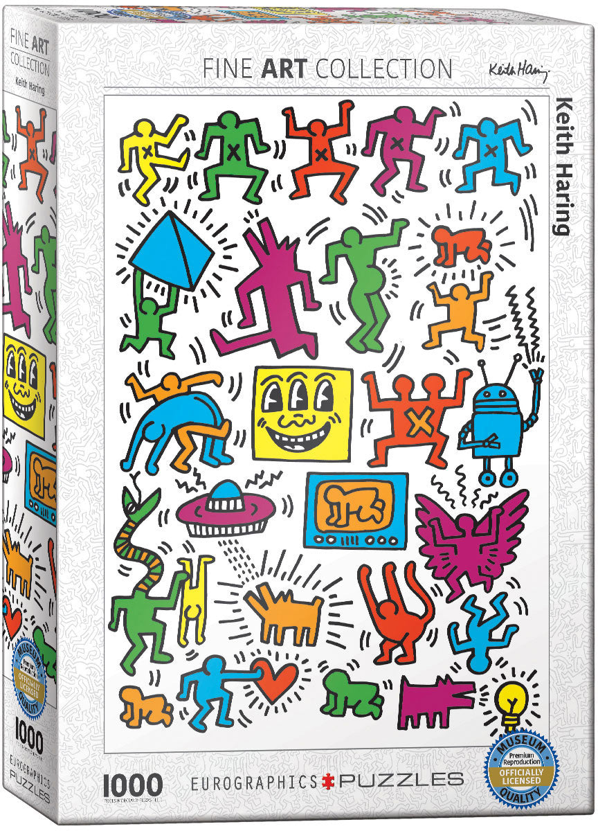 1000 Palan Palapeli Collage By Keith Haring